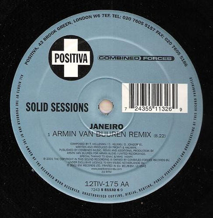 Solid Sessions : Janeiro (12")
