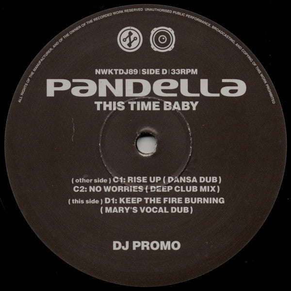 Pandella : This Time Baby (2x12", Promo)