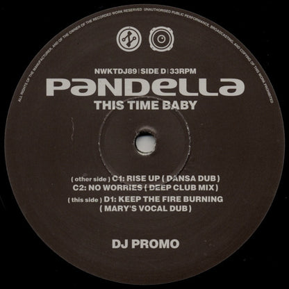 Pandella : This Time Baby (2x12", Promo)