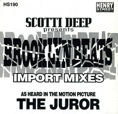 Scotti Deep : Brooklyn Beats Import Mixes (12")