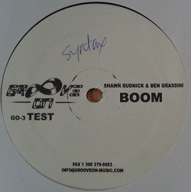 Shawn Rudnick & Ben Grassini : Boom / Chant (12", TP)