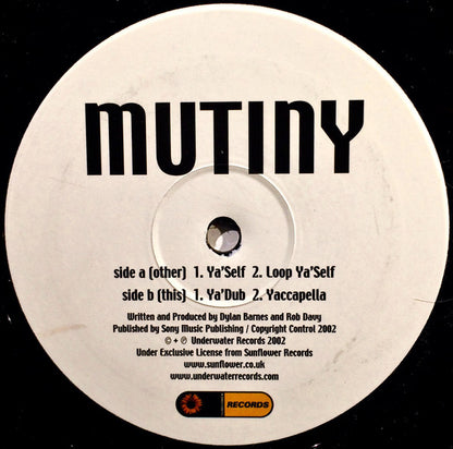 Mutiny : Ya'Self (12")