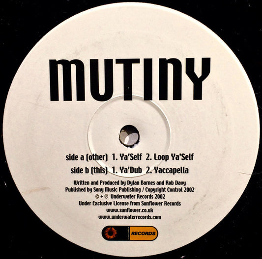 Mutiny : Ya'Self (12")