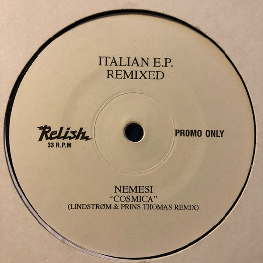 Various : Italian E.P. Remixed (12", Promo)