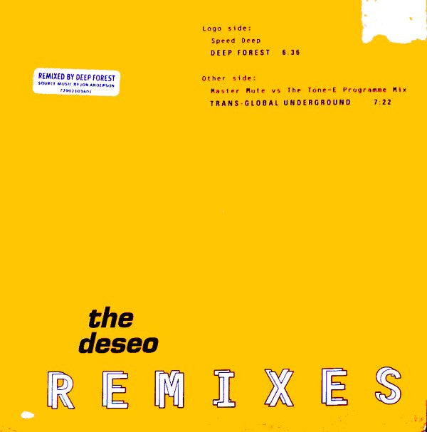 Jon Anderson : The Deseo Remixes (12")