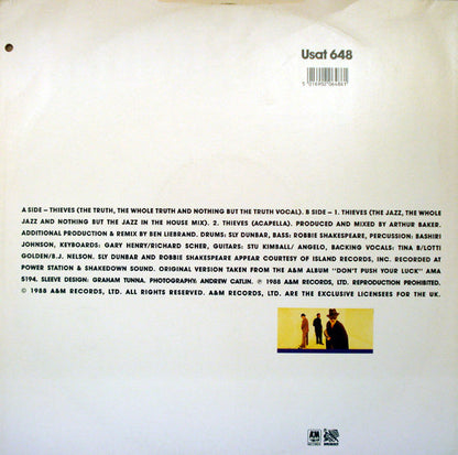 Wally Jump Jr & The Criminal Element : Thieves (12")