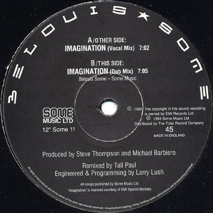 Belouis Some : Imagination (12", Single)