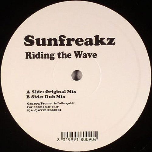 Sunfreakz : Riding The Wave (12", Promo)