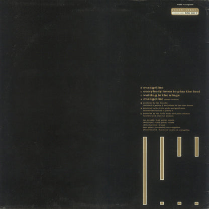 The Icicle Works : Evangeline (12", Single)