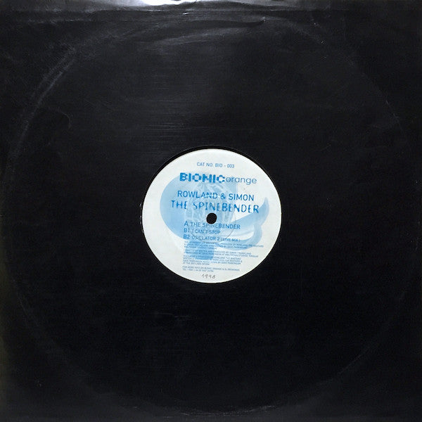 Rowland The Bastard & Simon Frankland : The Spinebender (12")