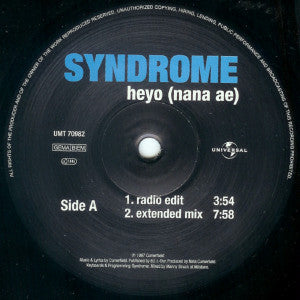Syndrome (3) : Heyo (Nana Ae) (12")