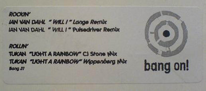 Ian Van Dahl / Tukan : Will I / Light A Rainbow (12", Comp, W/Lbl)