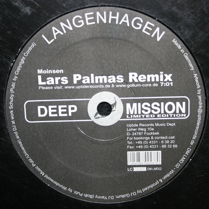 Langenhagen : Moinsen (12", Ltd)
