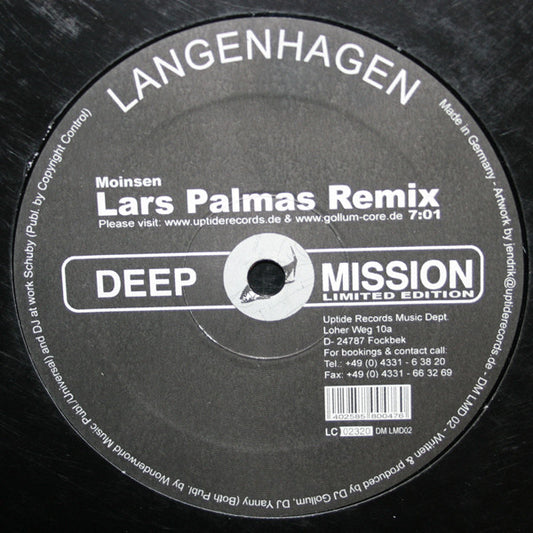 Langenhagen : Moinsen (12", Ltd)