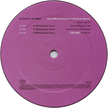Shazz : Pray (Bob Sinclar Remixes) (12")