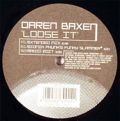 Darren Baxen : Loose It (12")