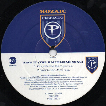 Mozaic : Sing It (The Hallelujah Song) (12")