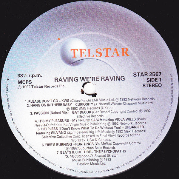 Various : Raving We're Raving (LP, Comp)