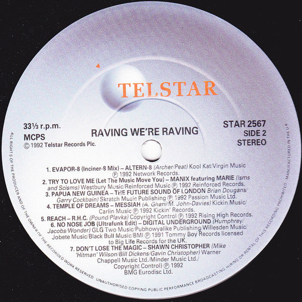 Various : Raving We're Raving (LP, Comp)
