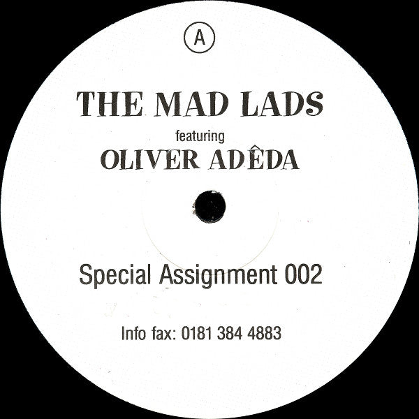 Mad Lads Featuring Oliver Adêda : You Spin Me Round (12")