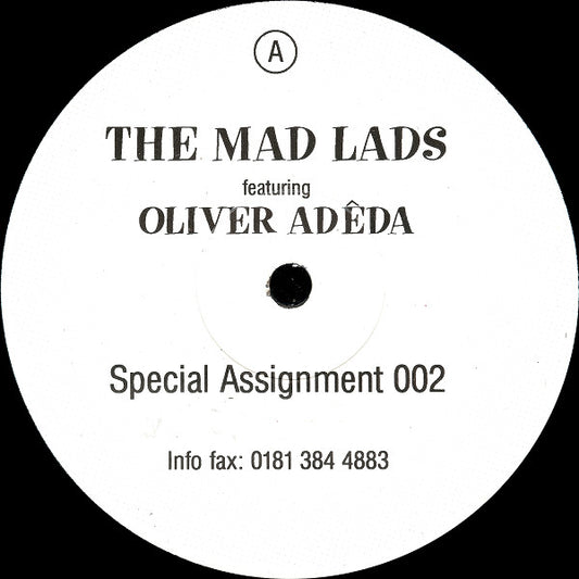 Mad Lads Featuring Oliver Adêda : You Spin Me Round (12")