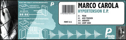 Marco Carola : Hypertension E.P. (12", EP)