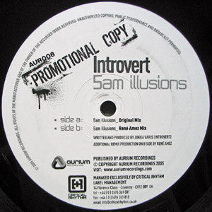 Introvert : 5am Illusions (12", Promo)