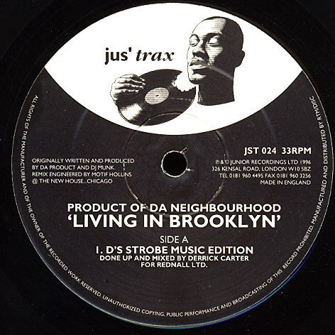 Product Of Da Neighbourhood : Living In Brooklyn (Remixes) (12")