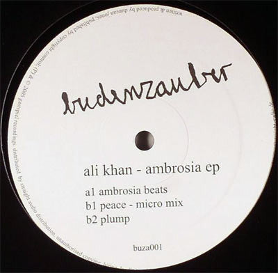 Ali Khan : Ambrosia EP (12", EP)