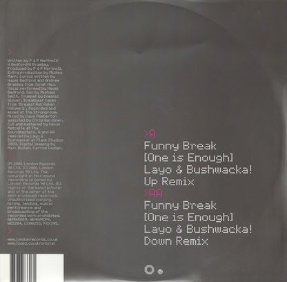 Orbital : Funny Break (One Is Enough) (12", Single)