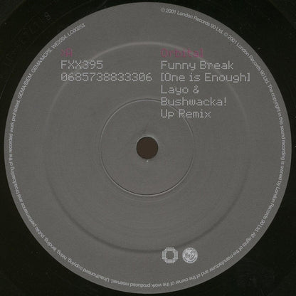 Orbital : Funny Break (One Is Enough) (12", Single)