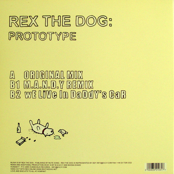 Rex The Dog : Prototype (12")