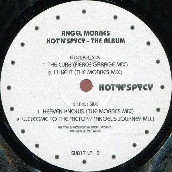 Angel Moraes : Hot 'N' Spycy (The Album) (2x12", Album, Comp)