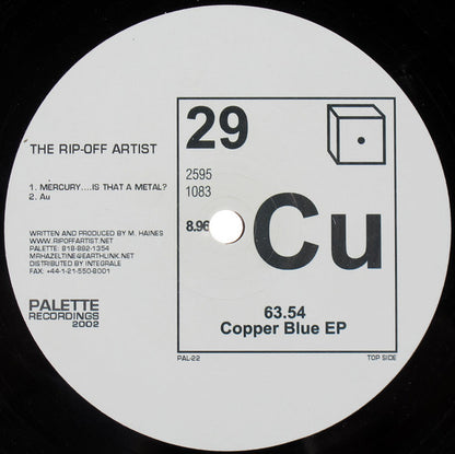 The Rip-Off Artist : Copper Blue EP (12", EP)