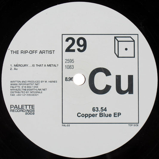 The Rip-Off Artist : Copper Blue EP (12", EP)