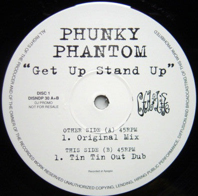 Phunky Phantom : Get Up Stand Up (2x12", Promo)