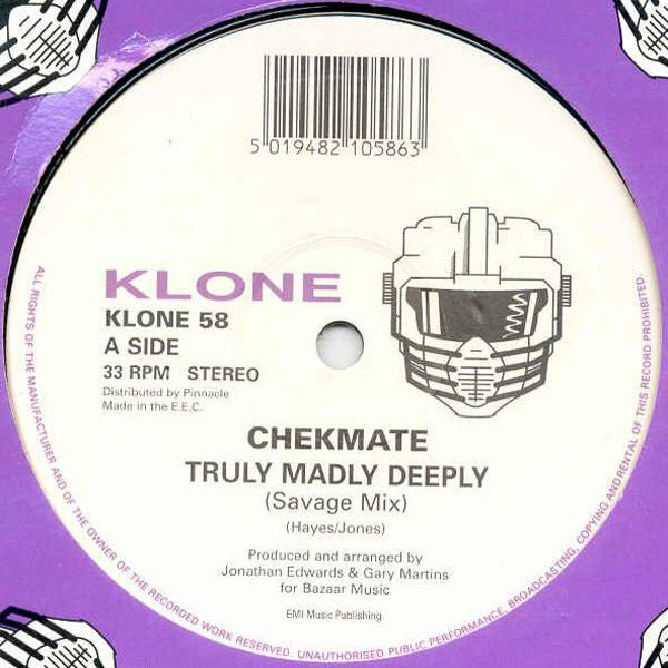 Chekmate : Truly Madly Deeply (12")