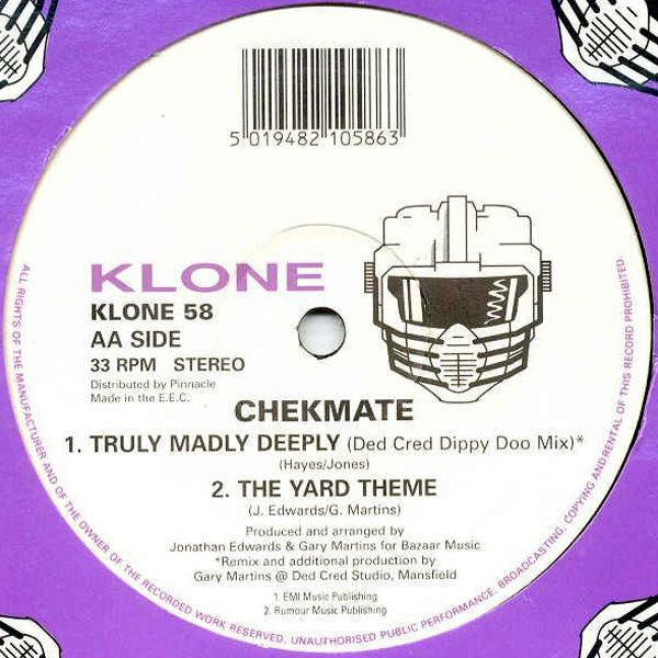 Chekmate : Truly Madly Deeply (12")