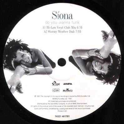 Siona : Do You Wanna Funk (12")