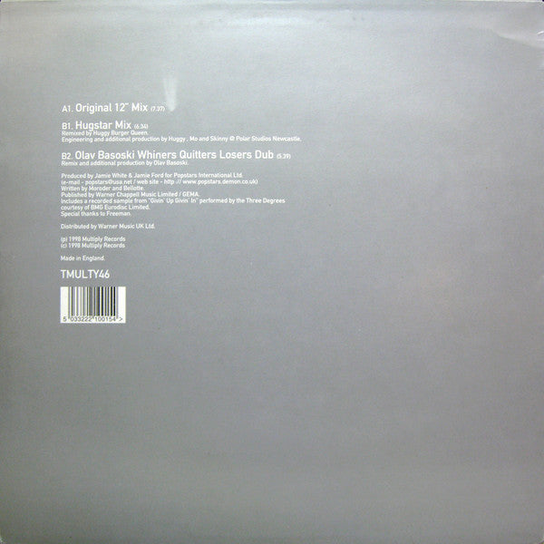 Mirrorball : Given Up (12", Single)