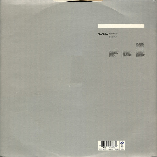 Sasha : Higher Ground (12")