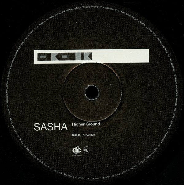 Sasha : Higher Ground (12")