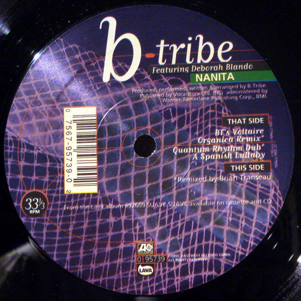 B-Tribe Featuring Deborah Blando : Nanita (A Spanish Lullaby) (12")