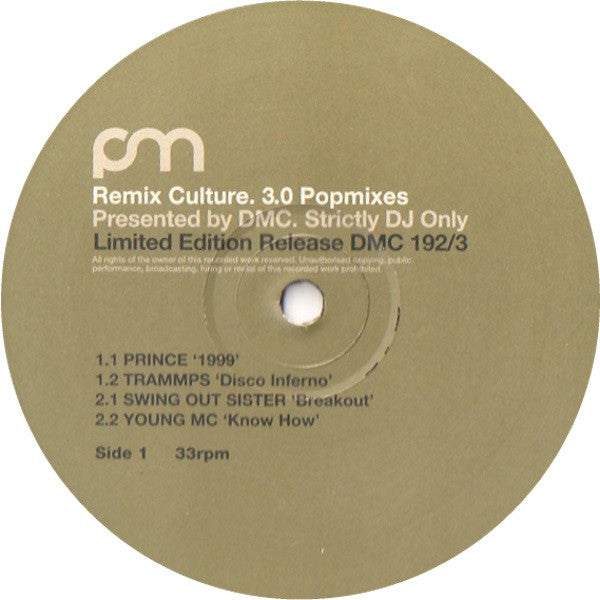 Various : Pop Mixes 192 (12", Ltd)