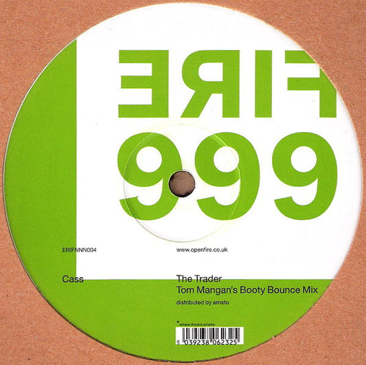 Cass* : The Trader (Tom Mangan's Booty Bounce Mix) (12", S/Sided)