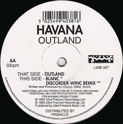 Havana : Outland (12")