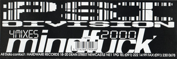 P.S.I. Division* : Mindfuck 2000 (12")