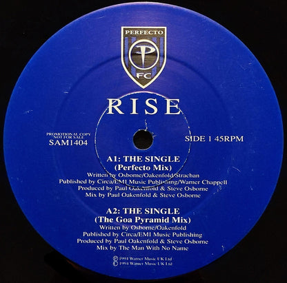 Rise : The Single (12", Promo)