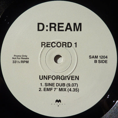 D:Ream : Unforgiven (2x12", Promo)