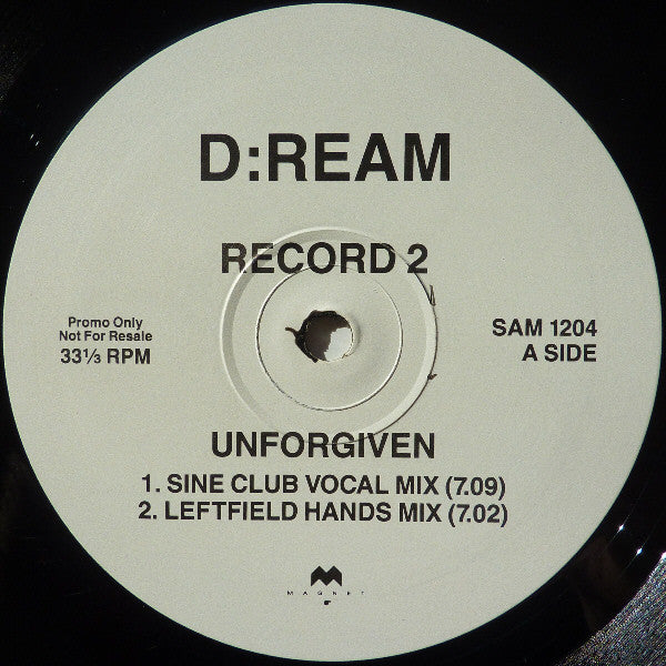 D:Ream : Unforgiven (2x12", Promo)